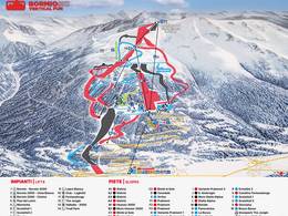 Trail map Bormio – Cima Bianca