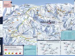 Trail map Les Portes du Soleil – Morzine/Avoriaz/Les Gets/Châtel/Morgins/Champéry