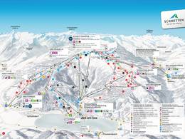 Trail map Schmittenhöhe – Zell am See