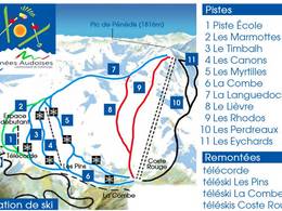 Trail map Camurac