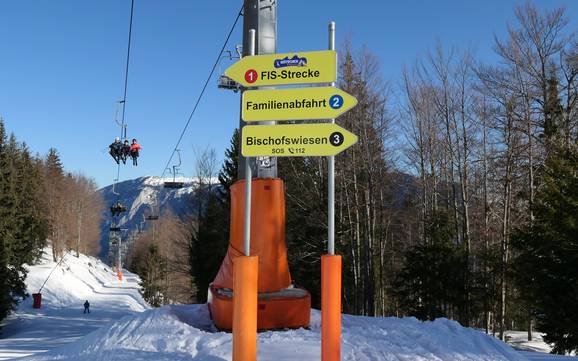 Berchtesgadener Land: orientation within ski resorts – Orientation Götschen – Bischofswiesen