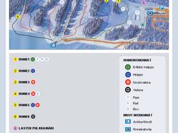 Trail map Ruokolahti