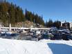 Rhône Valley (Rhonetal): access to ski resorts and parking at ski resorts – Access, Parking Crans-Montana