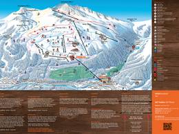 Trail map Madrisa (Davos Klosters)