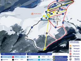 Trail map Campo Catino