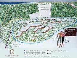 Trail map Granlibakken