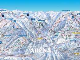 Trail map Zillertal Arena – Zell am Ziller/Gerlos/Königsleiten/Hochkrimml