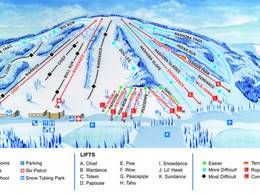 Trail map Nashoba Valley