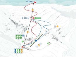 Trail map Safed Dara