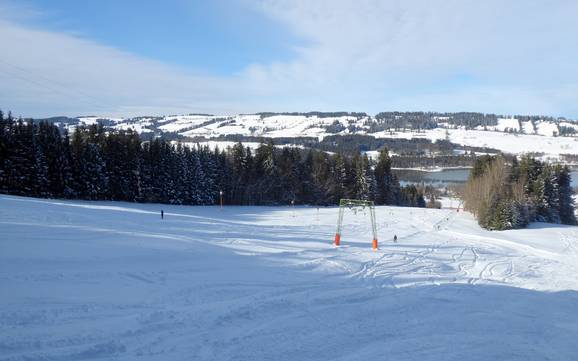 Skiing near Wertach