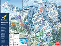 Trail map Solitude