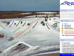 Trail map Polar Peak