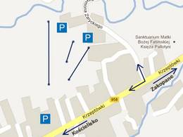 Trail map Budzowski Wierch – Zakopane