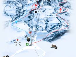 Trail map Neusell – Rothenthurm-Biberegg