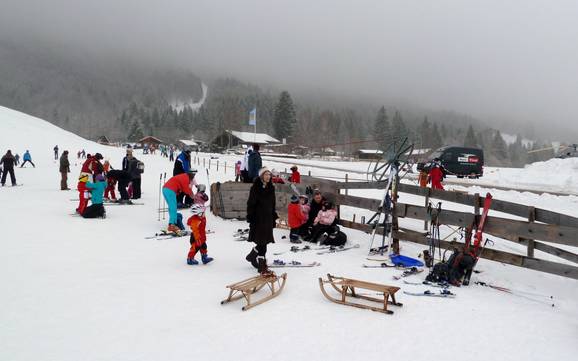 Family ski resorts Ammergauer Alpen – Families and children Steckenberg – Unterammergau