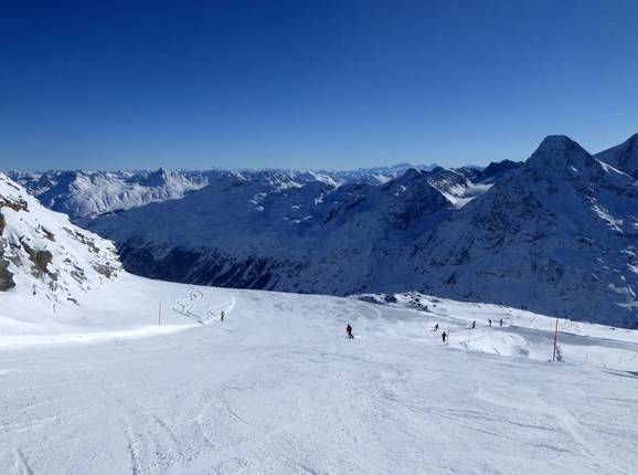 Run from the Corvatsch Run from the Corvatsch