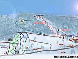 Trail map Rehefeld-Zaunhaus