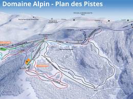 Trail map Ballon d'Alsace