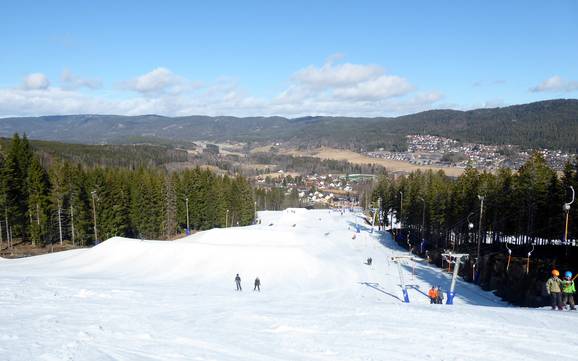Biggest height difference in Akershus – ski resort Varingskollen