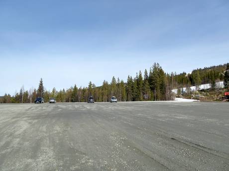 Hallingdal: access to ski resorts and parking at ski resorts – Access, Parking Nesfjellet – Nesbyen