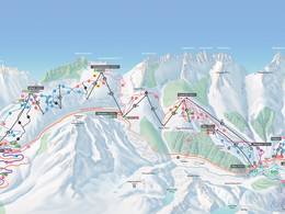 Trail map Andermatt/Oberalp/Sedrun