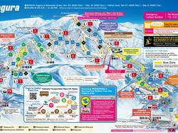 Trail map Mitsumata/Kagura/Tashiro (Mt. Naeba)