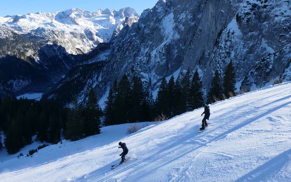 Ski resorts for advanced skiers and freeriding Dachstein-Salzkammergut – Advanced skiers, freeriders Dachstein West – Gosau/Russbach/Annaberg