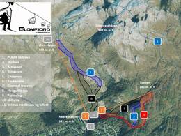 Trail map Glomfjord