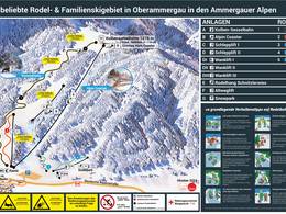 Trail map Kolbensattel – Oberammergau