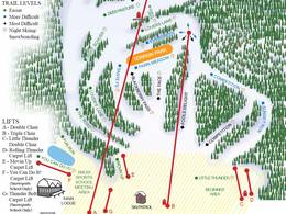 Trail map Thunder Ridge