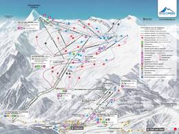 Trail map Kitzsteinhorn/Maiskogel – Kaprun