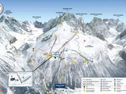 Trail map Grands Montets – Argentière (Chamonix)