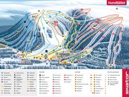 Trail map Tandådalen/Hundfjället (Sälen)