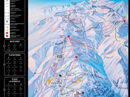 Trail map Valle Nevado