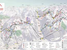 Trail map Lifinar – Partenen