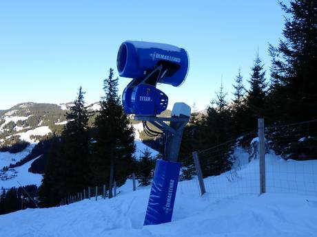 Snow reliability Tannheimer Tal – Snow reliability Wannenjoch/Rohnenspitze – Schattwald/Zöblen