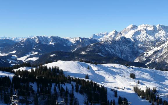 Dachstein-Salzkammergut: size of the ski resorts – Size Dachstein West – Gosau/Russbach/Annaberg Dachstein-Salzkammergut: size of the ski resorts – Size Dachstein West – Gosau/Russbach/Annaberg