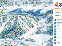 Trail map Sommet Gabriel