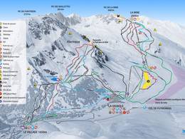 Trail map Porté Puymorens