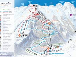 Trail map Pelvoux/Vallouise