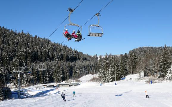 Skiing near Abertamy Skiing near Abertamy