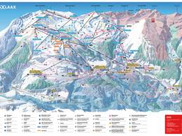 Trail map Laax/Flims/Falera