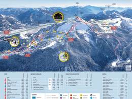 Trail map Monte Bondone