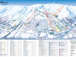 Trail map Myrkdalen