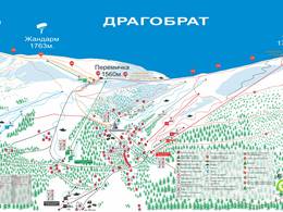 Trail map Dragobrat