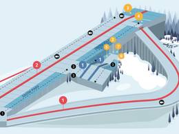 Trail map Snow Arena – Druskininkai