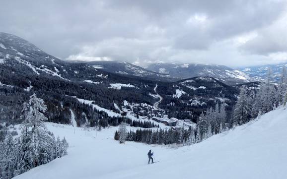 Slope offering Monashee Mountains – Slope offering Red Mountain Resort – Rossland