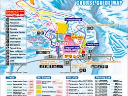 Trail map Kusatsu Onsen