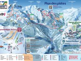 Trail map Arêches (Beaufort)