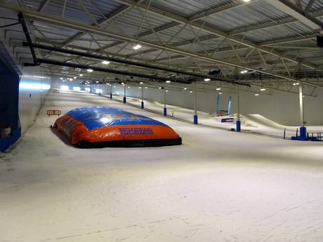 Netherlands: size of the ski resorts – Size SnowWorld Rucphen